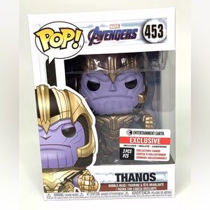 FUNKO Pop Thanos #453 Entertainment Earth Exclusive Marvel Action Figure Toy